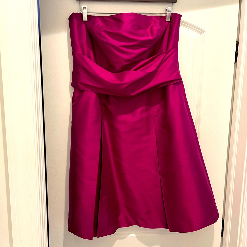 Fuschia Ralph Lauren Silk Dress